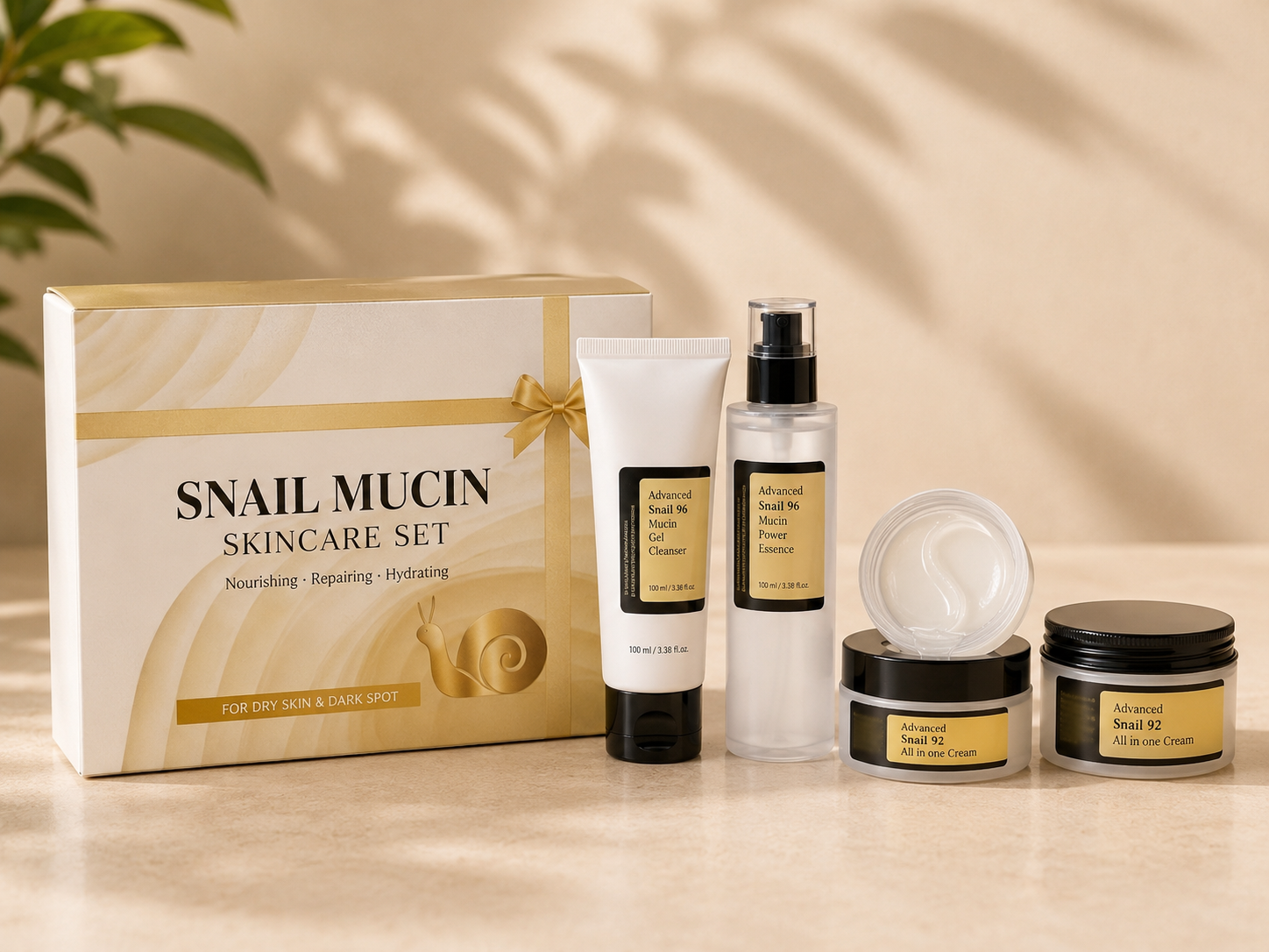 Glowing Snail Skincare Set