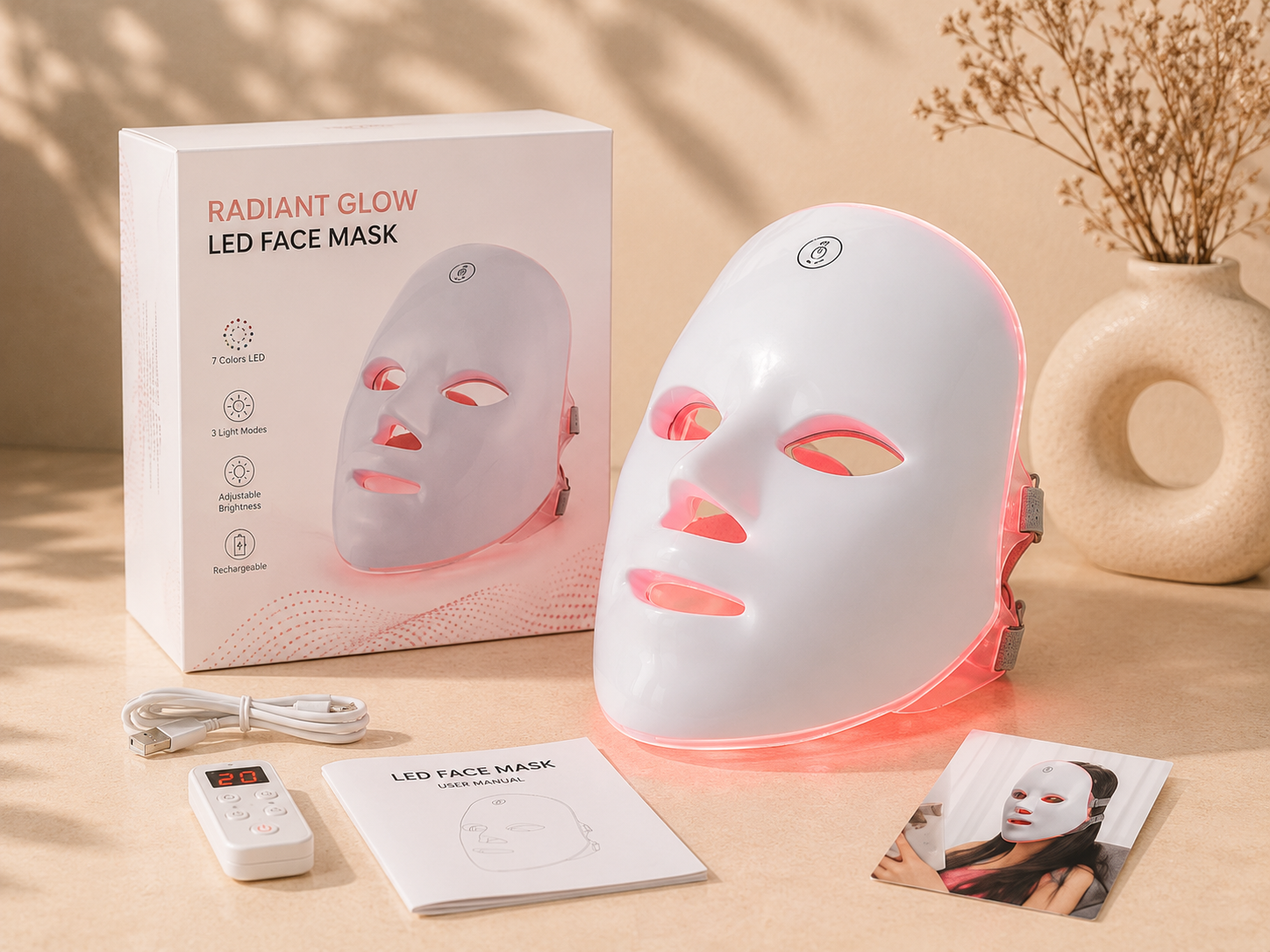 Radiant Glow LED Face Mask