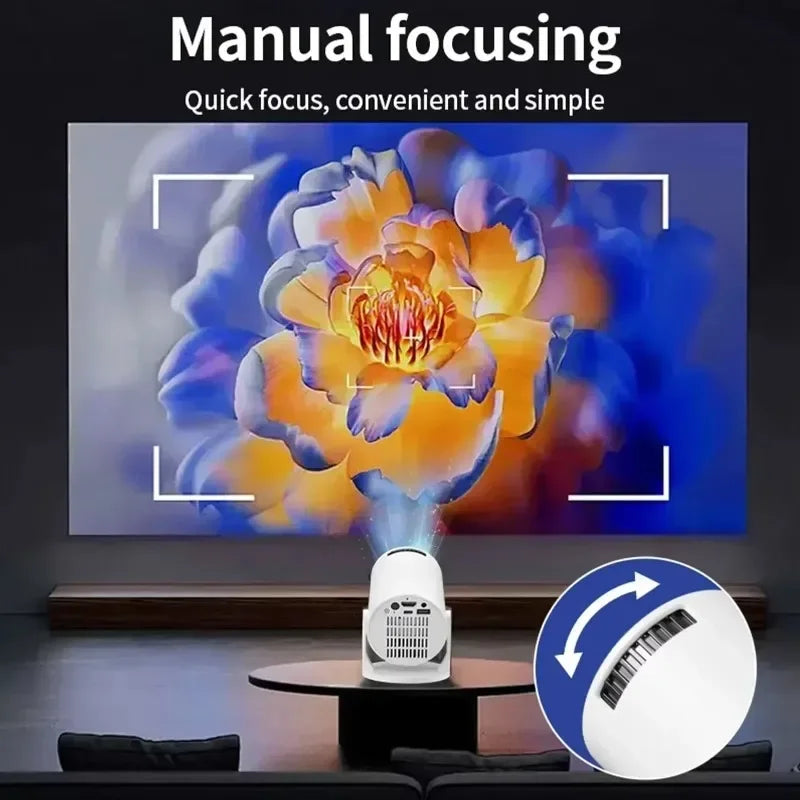 Compact 4K Movie Projector