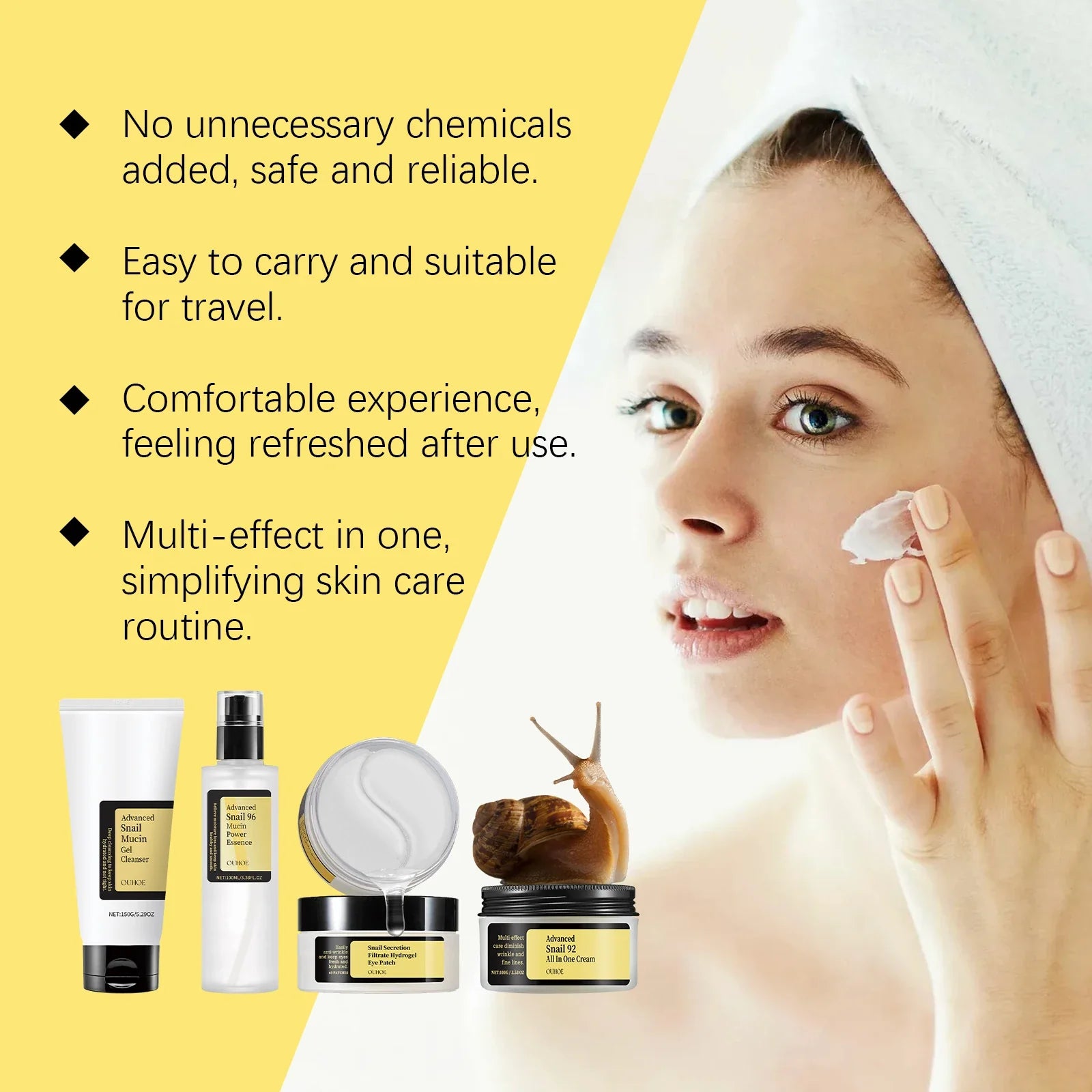 Glowing Snail Skincare Set
