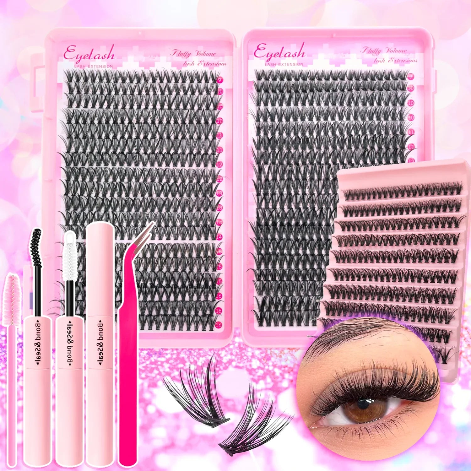 Fluffy Eyelash Magic Kit